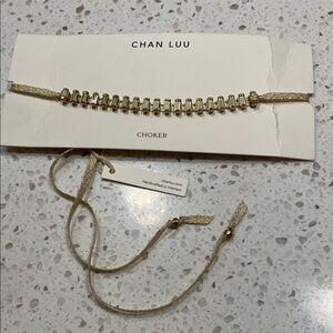 Chan Luu Choker Necklace Handcrafted Gold Plated